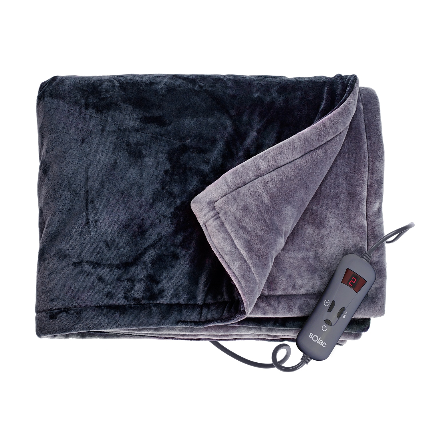 Almohadilla eléctrica Solac CT8608 Reikiavik - Azul / Gris Azul / Gris-2