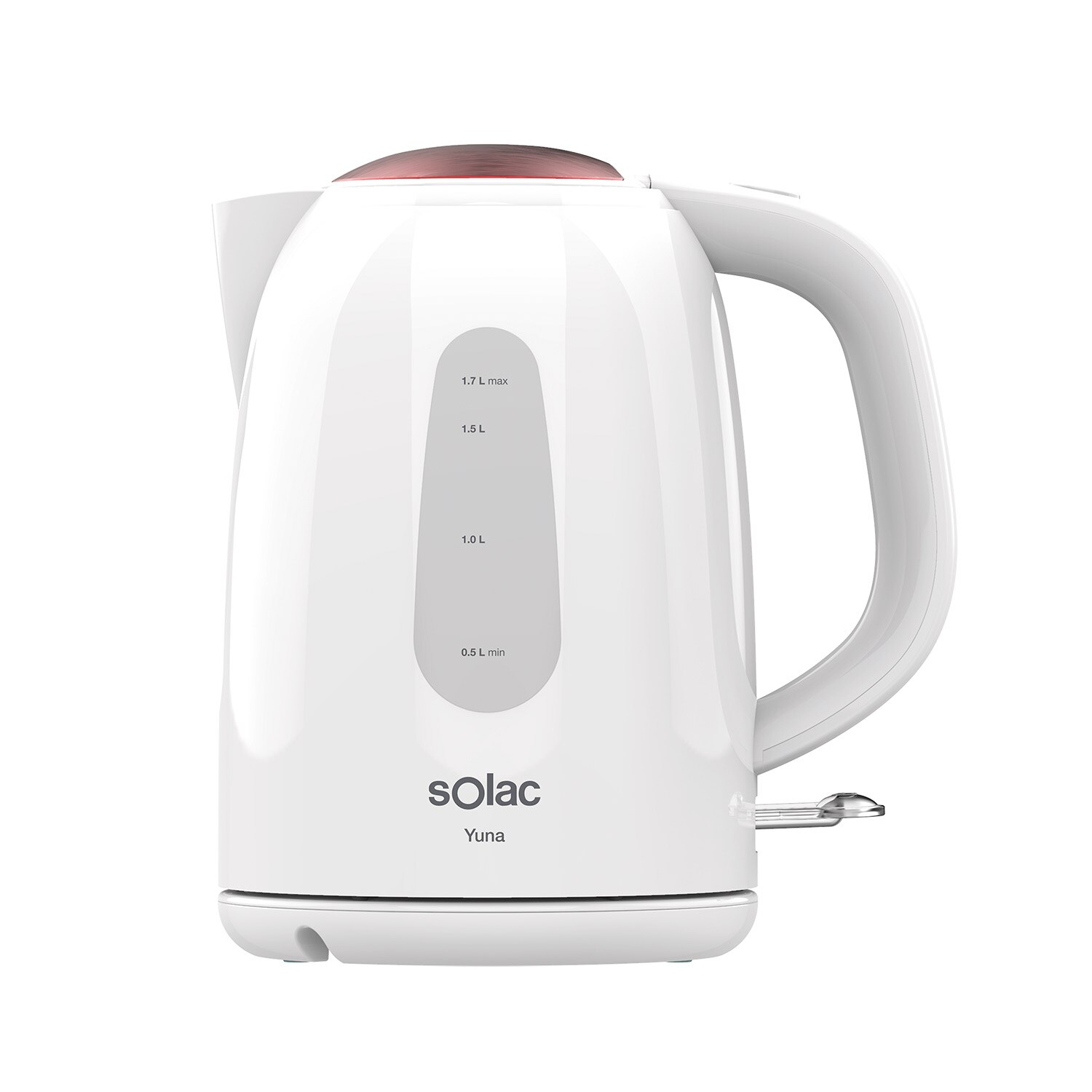 Imagen 2 de Hervidor Solac KT5851 Yuna con capacidad para 1,7L - Blanco Blanco