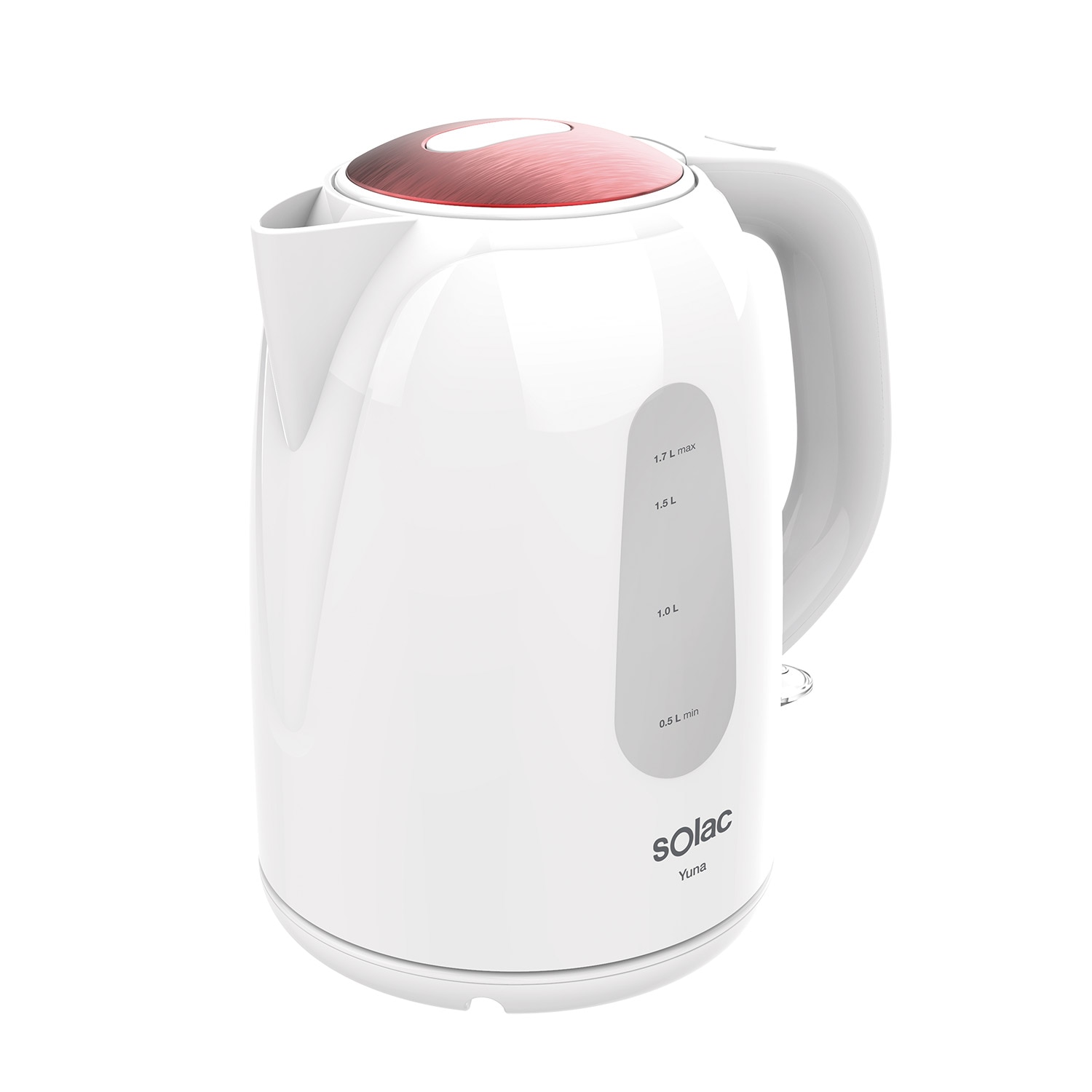 Imagen 3 de Hervidor Solac KT5851 Yuna con capacidad para 1,7L - Blanco Blanco