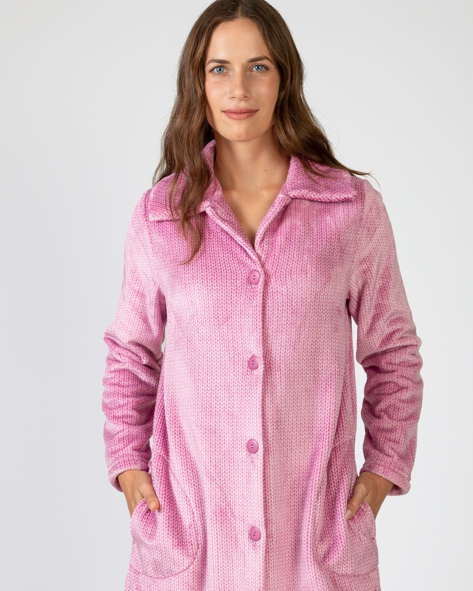 Bata de mujer larga con cierre de botones · Massana · El Corte Inglés