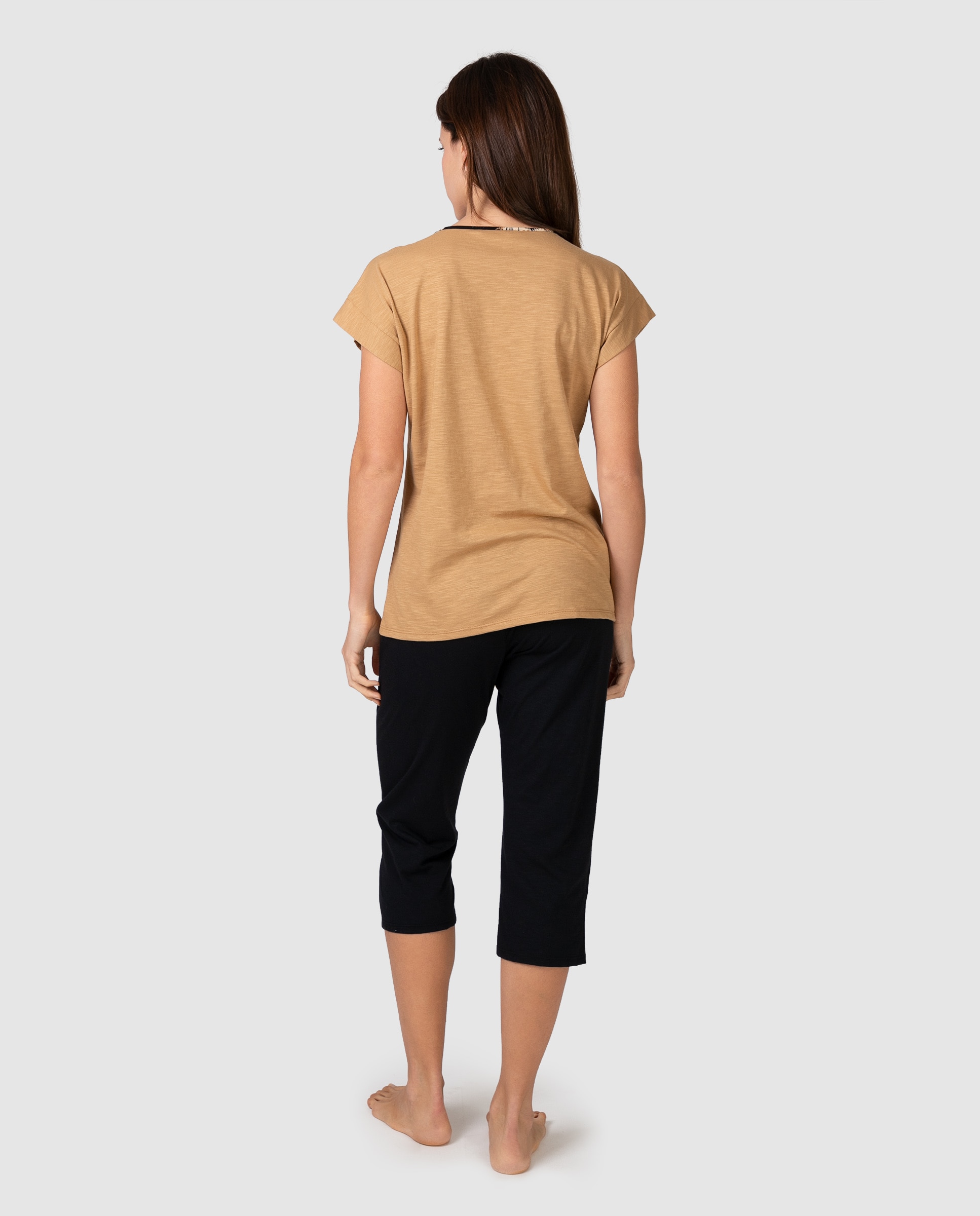 Pijama completo de mujer manga japonesa estampado gráfico - Massana - Kaki Kaki-2