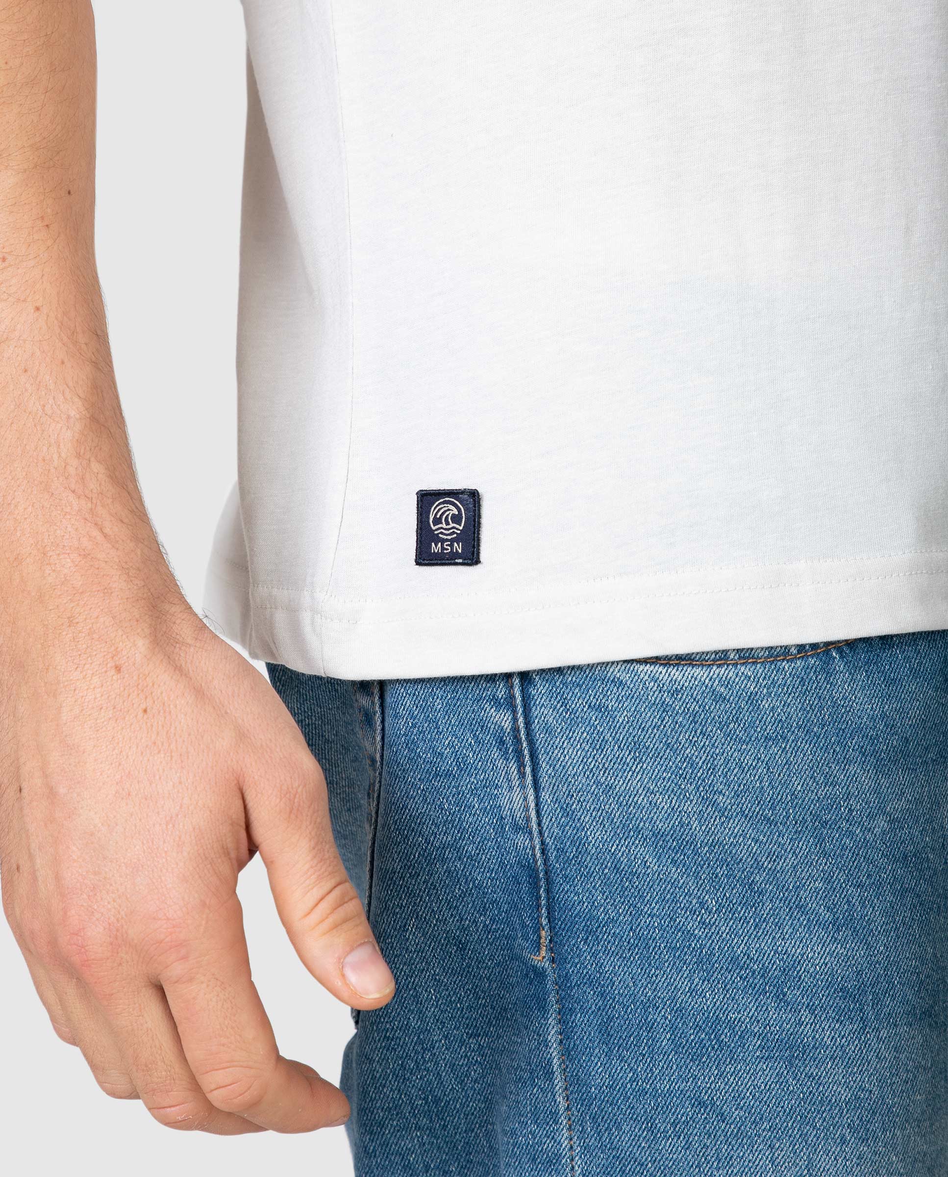 Camiseta de hombre manga corta con estampado gráfico - Massana - Piedra Piedra-4