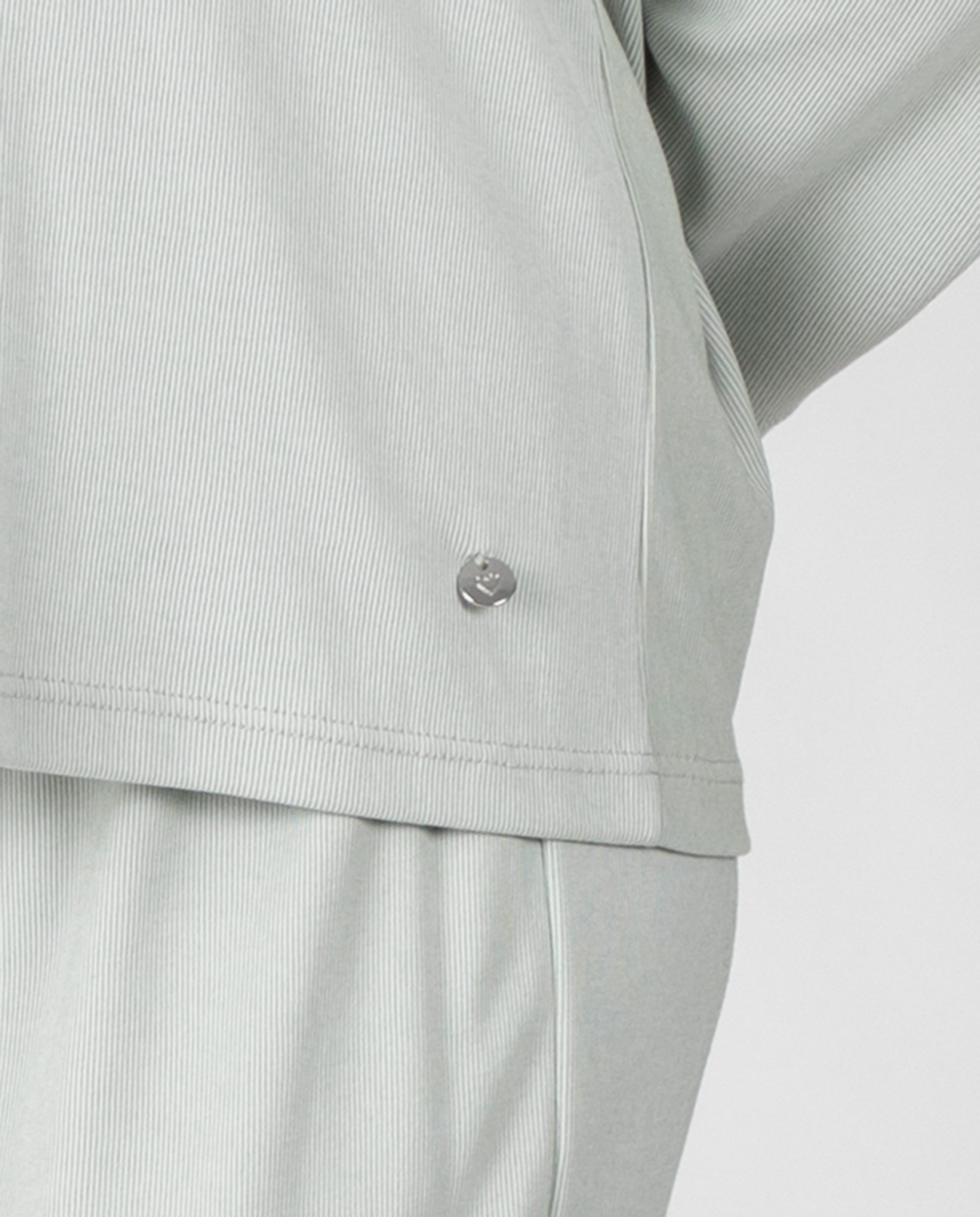 Pijama de mujer con tapeta abotonada, ribete de puntilla y pantalón liso - Massana - Gris Gris-3