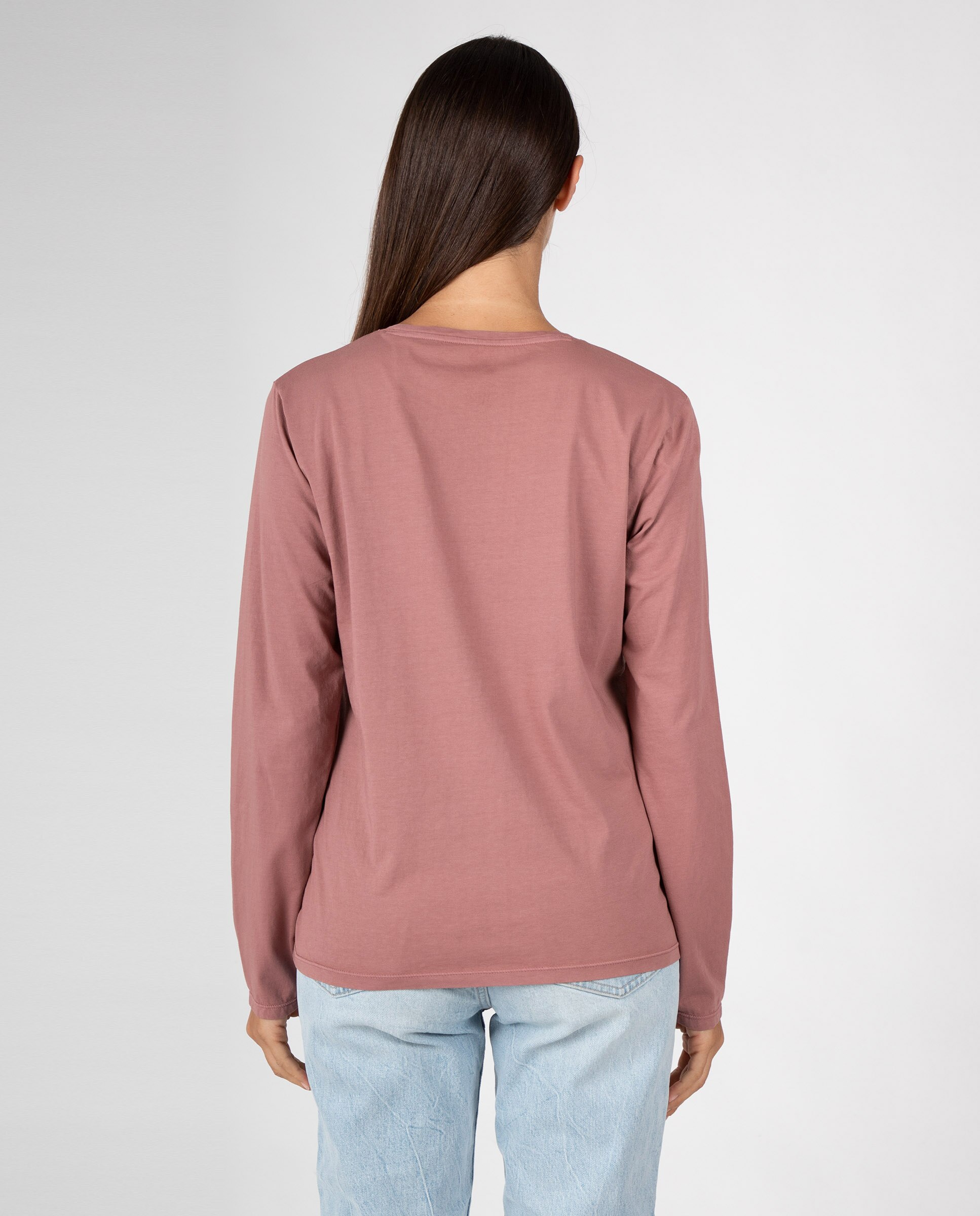 Camiseta básica de mujer con cuello redondo - Massana - Rosa Rosa-2