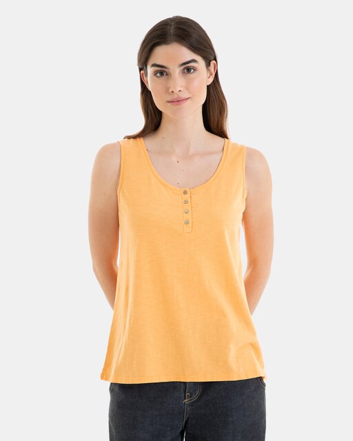 Imagen 0 de Camiseta de mujer 100% algodón sin mangas