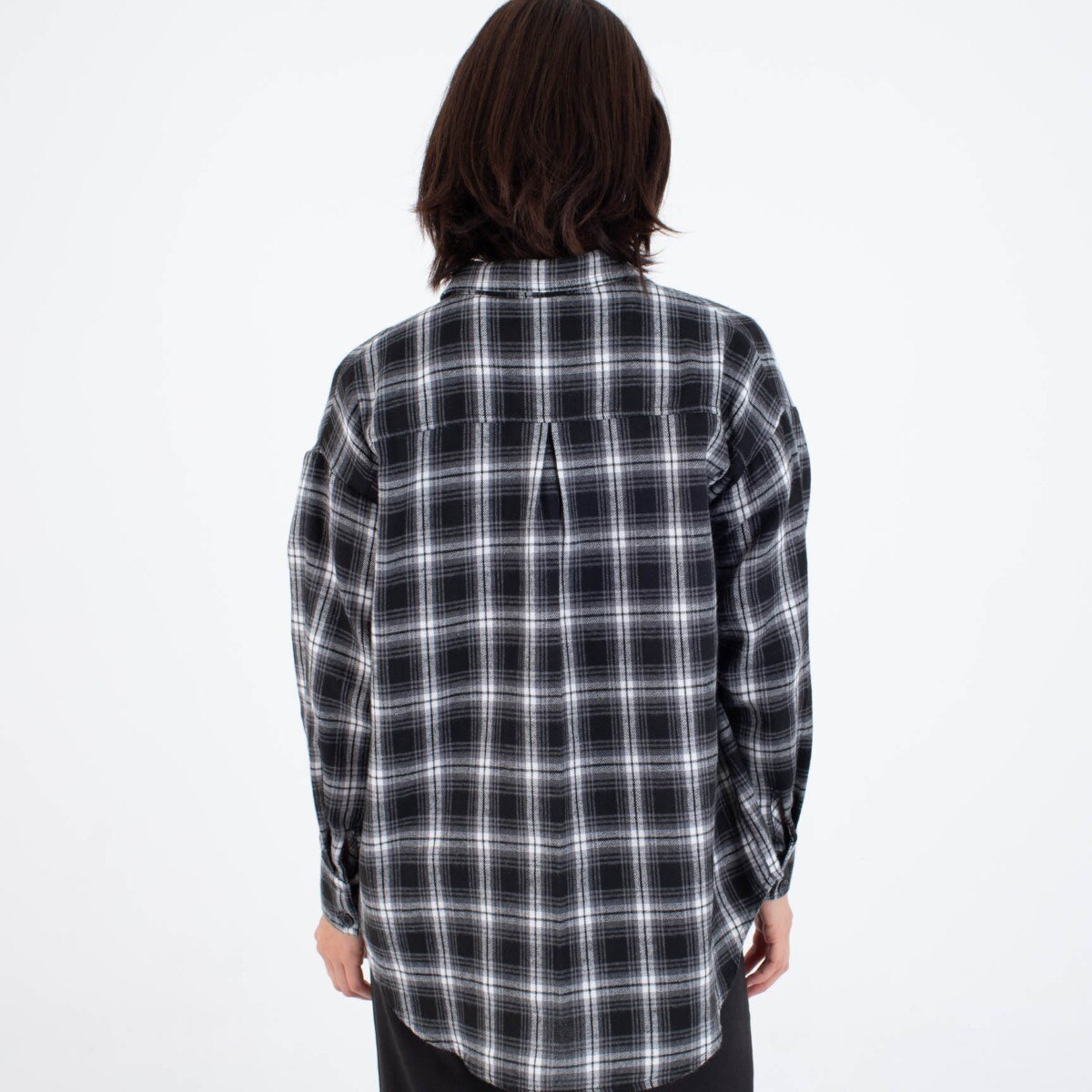 Imagen 3 de Camisa de mujer BUDAPEST FLANNEL LS SHIRT HURLEY - Negro Negro
