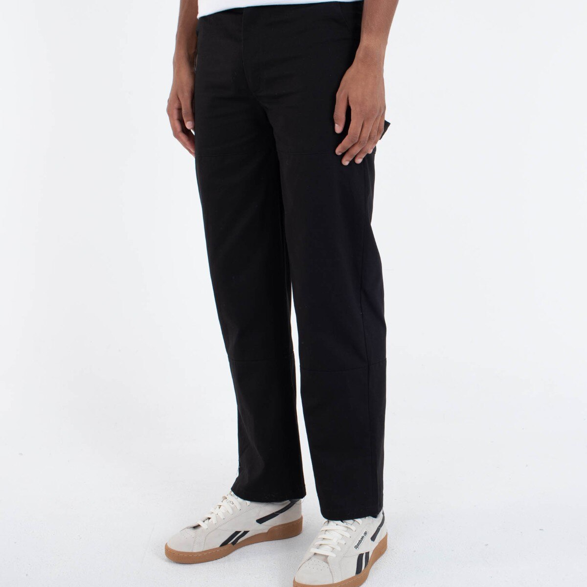 Hurley Industry Relaxed Pant Pantaloni Uomo | Taglio Rilassato | 100% Cotone Lavato | Iron Ore | Taglia 44