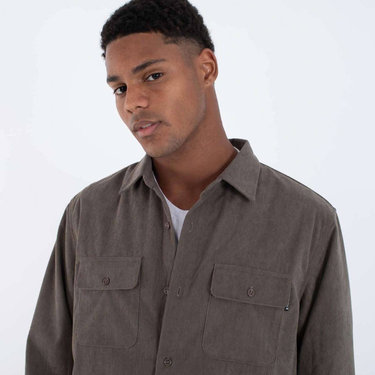 Imagen 3 de Camisa de hombre STAPLE FLANNEL SHIRT HURLEY - Verde Verde