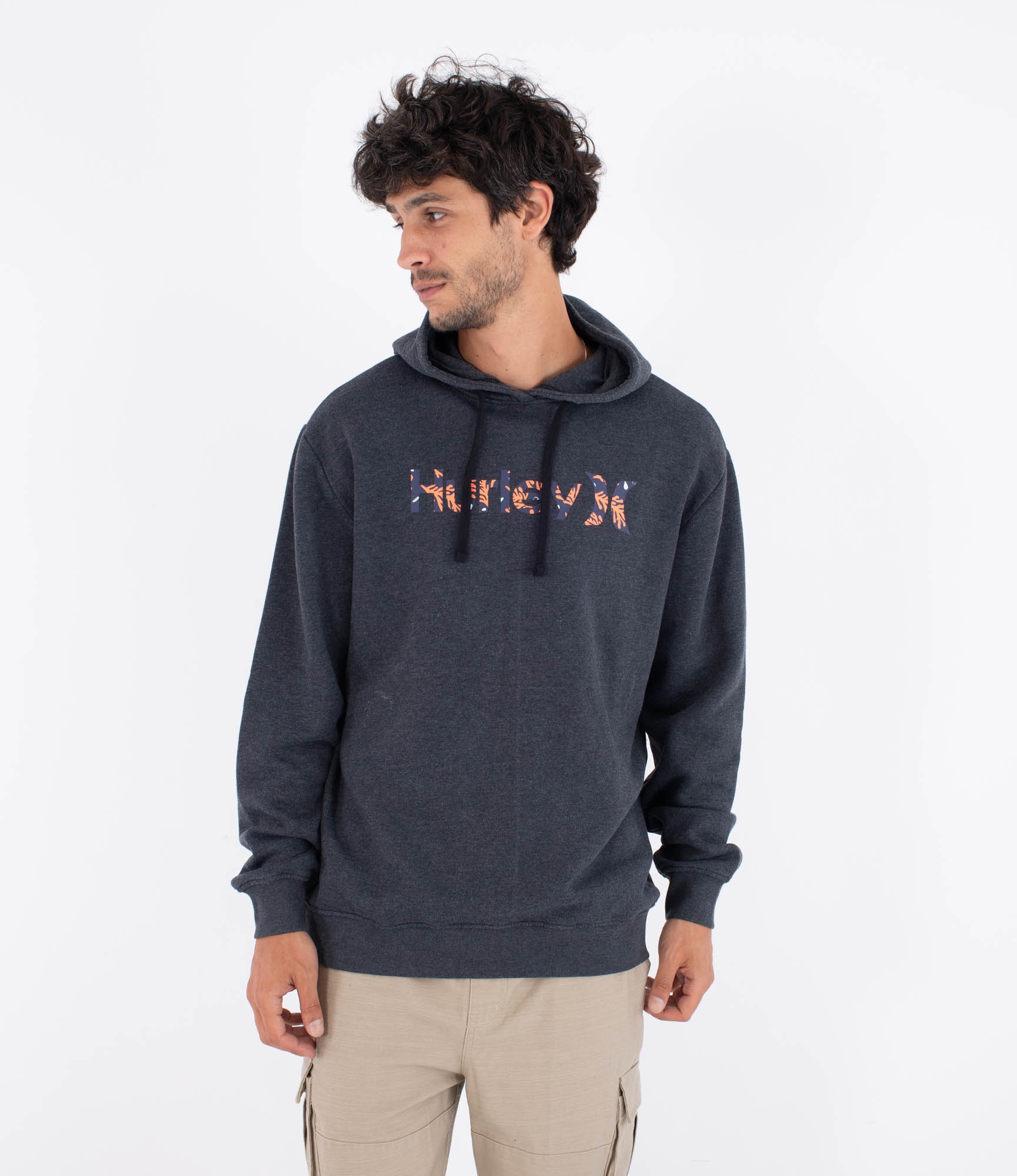 Imagen 0 de Sudadera de hombre Printing Press Money Hood HURLEY Negro