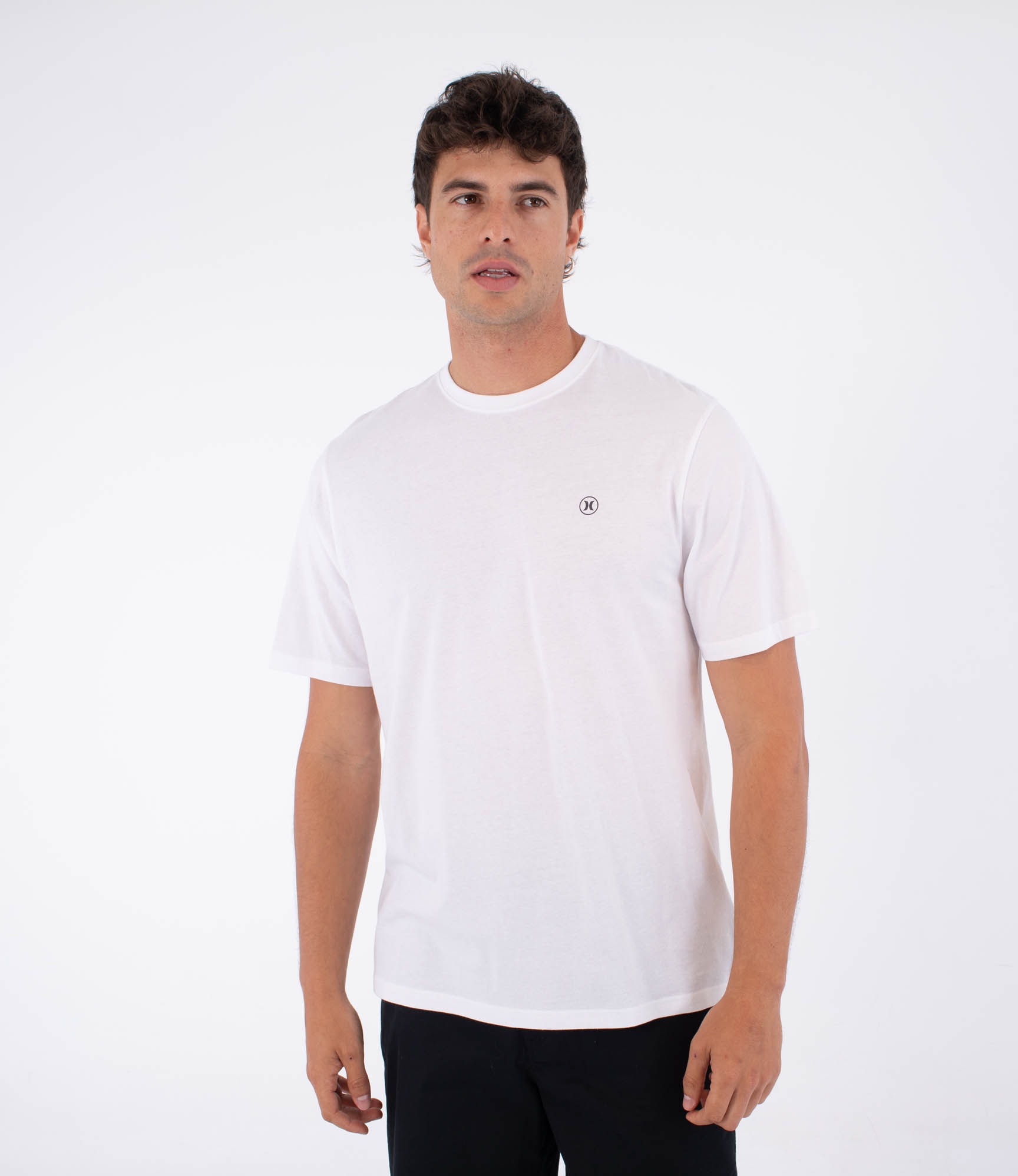 Imagen 1 de Camiseta de hombre Printing Press Icon Circle HURLEY Blanco