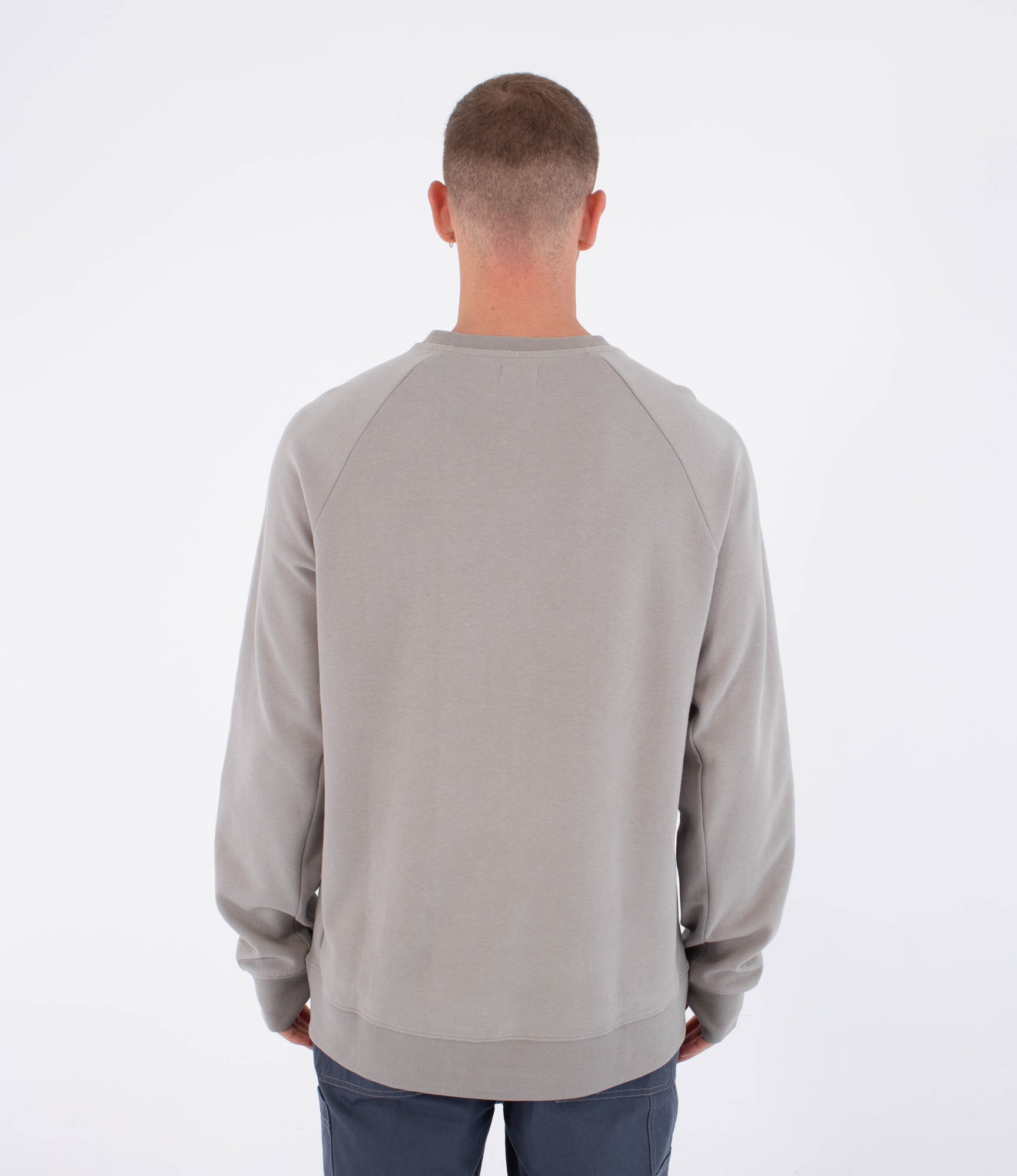 Sudadera de hombre Low Tide Crew HURLEY - Gris Gris-2