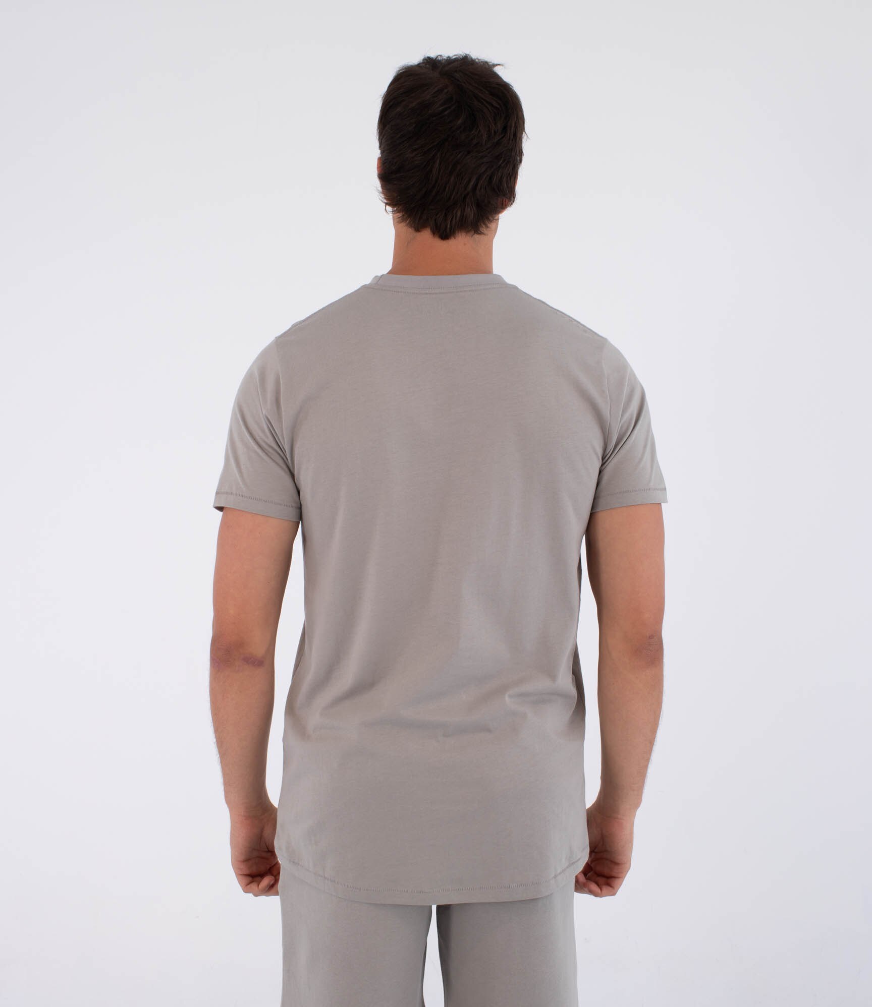 Camiseta de hombre Low Tide SS Tee HURLEY - Gris Gris-2