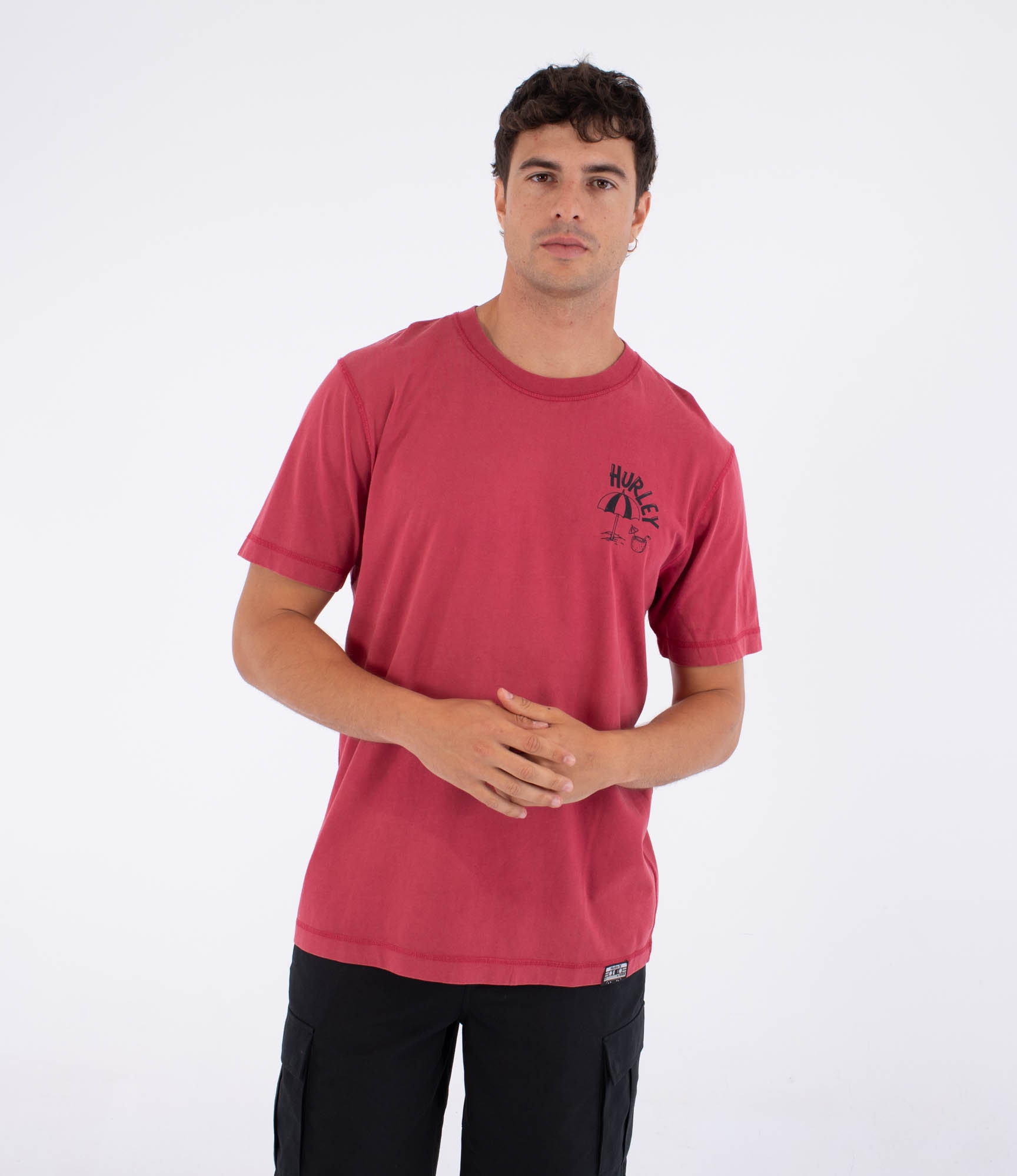 Imagen 0 de Camiseta de hombre Sider BP SS Tee HURLEY Rojo