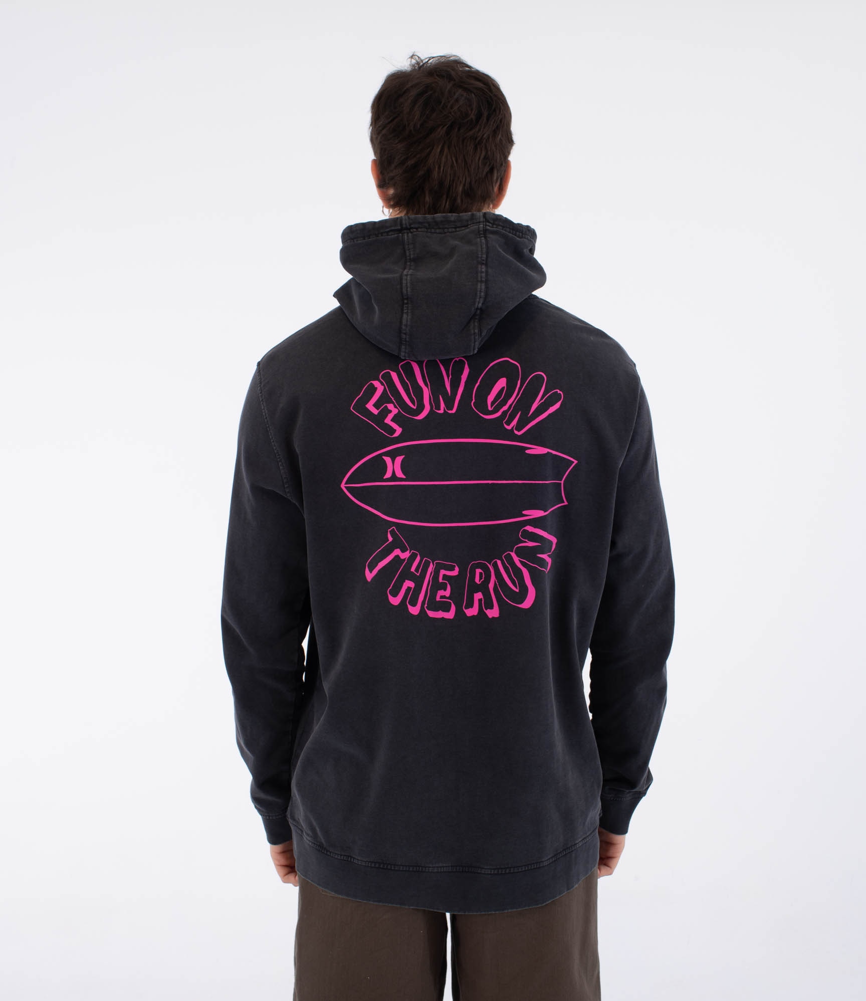 Sudadera de hombre Sider Hood HURLEY - Negro Negro-2
