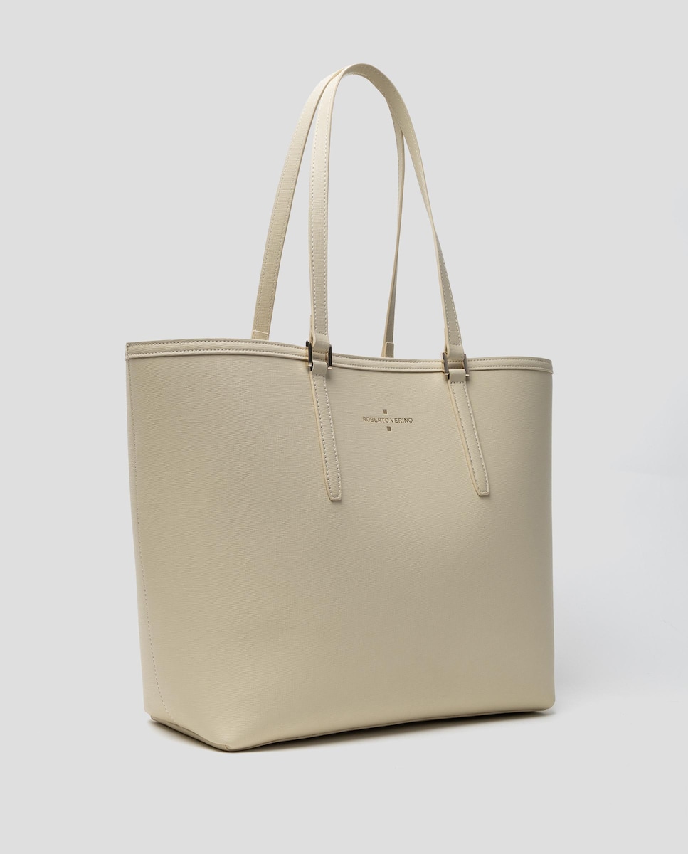 Bolso Shopper ‘Bella’ De Piel Mujer, Verde | TWINSET Milano