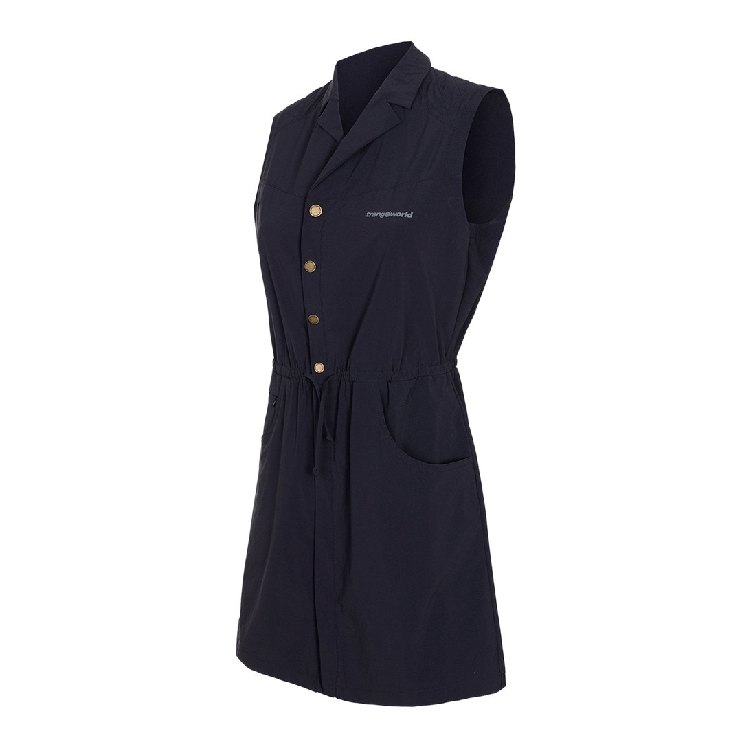 Vestido de mujer Cameros Trangoworld - Negro Negro-1