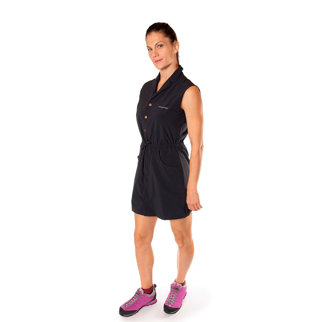 Vestido de mujer Cameros Trangoworld - Negro Negro-3