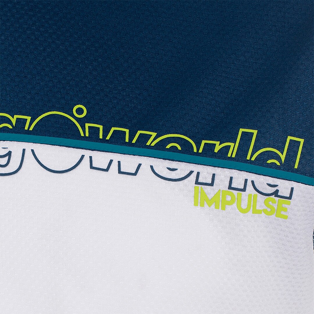 Imagen 2 de Camiseta de hombre Aden Trangoworld - Blanco / Azul Blanco / Azul