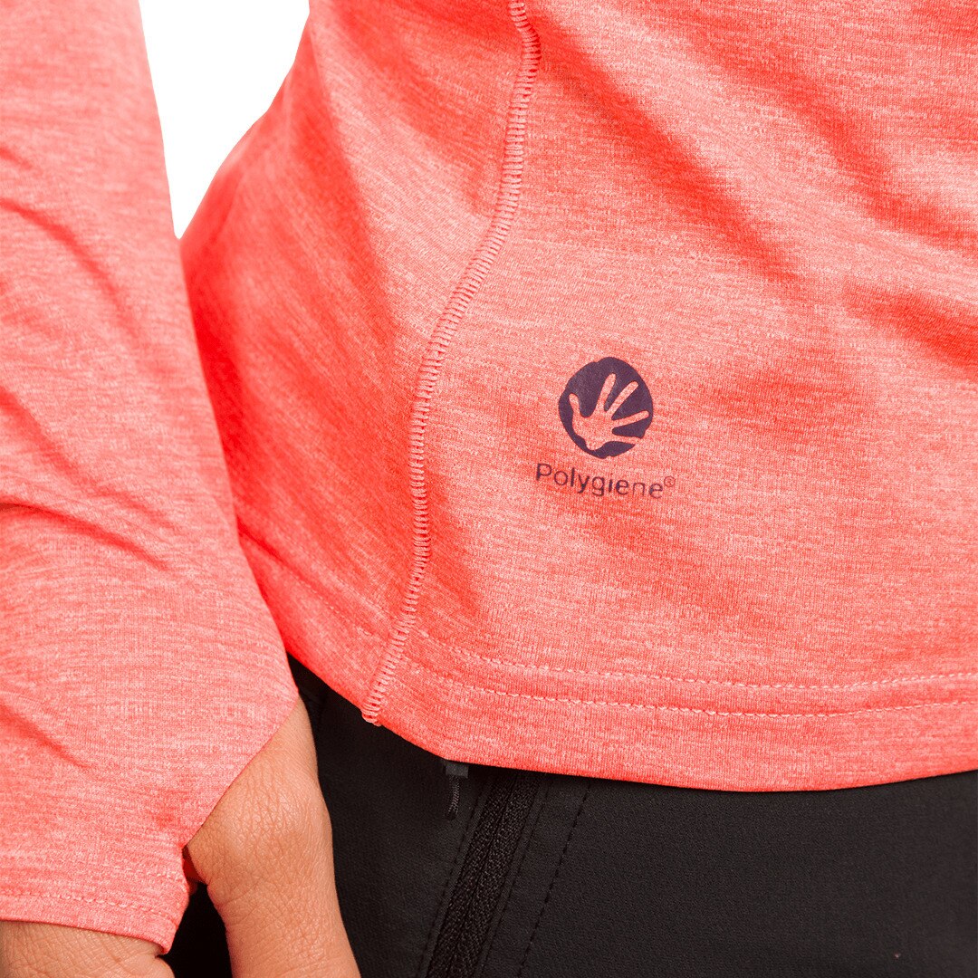 Imagen 6 de Camiseta de mujer Trx2 wm pro long Trangoworld - Coral Coral
