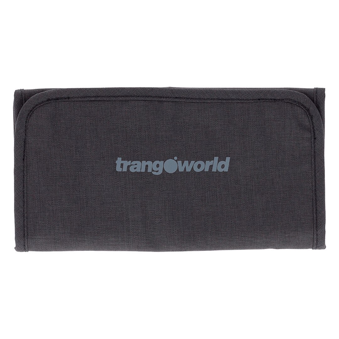 Cartera de viaje unisex Porta mapas rodano Trangoworld - Antracita Antracita-1