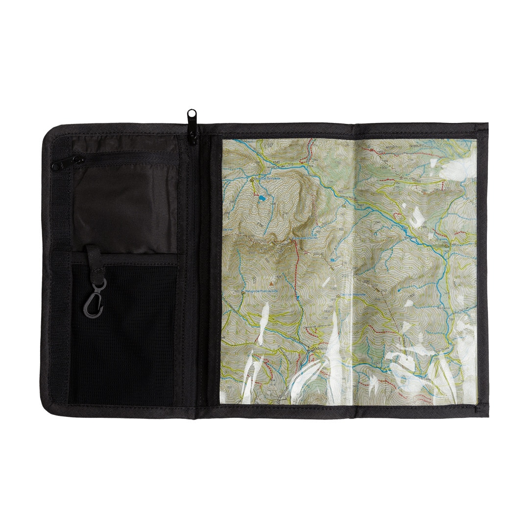 Cartera de viaje unisex Porta mapas rodano Trangoworld - Antracita Antracita-2