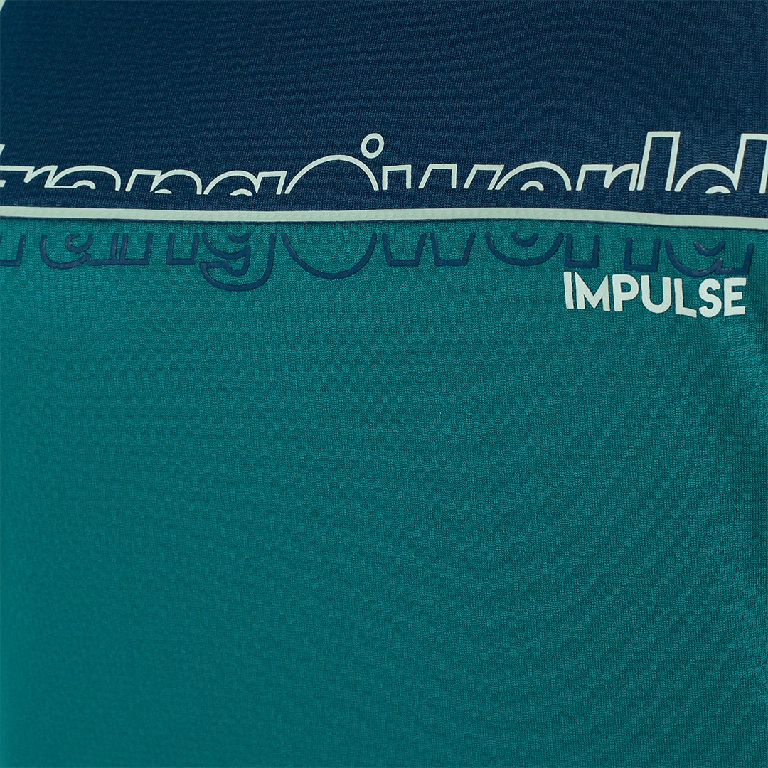 Camiseta de mujer Danxia Trangoworld - Verde / Azul marino Verde / Azul marino-2