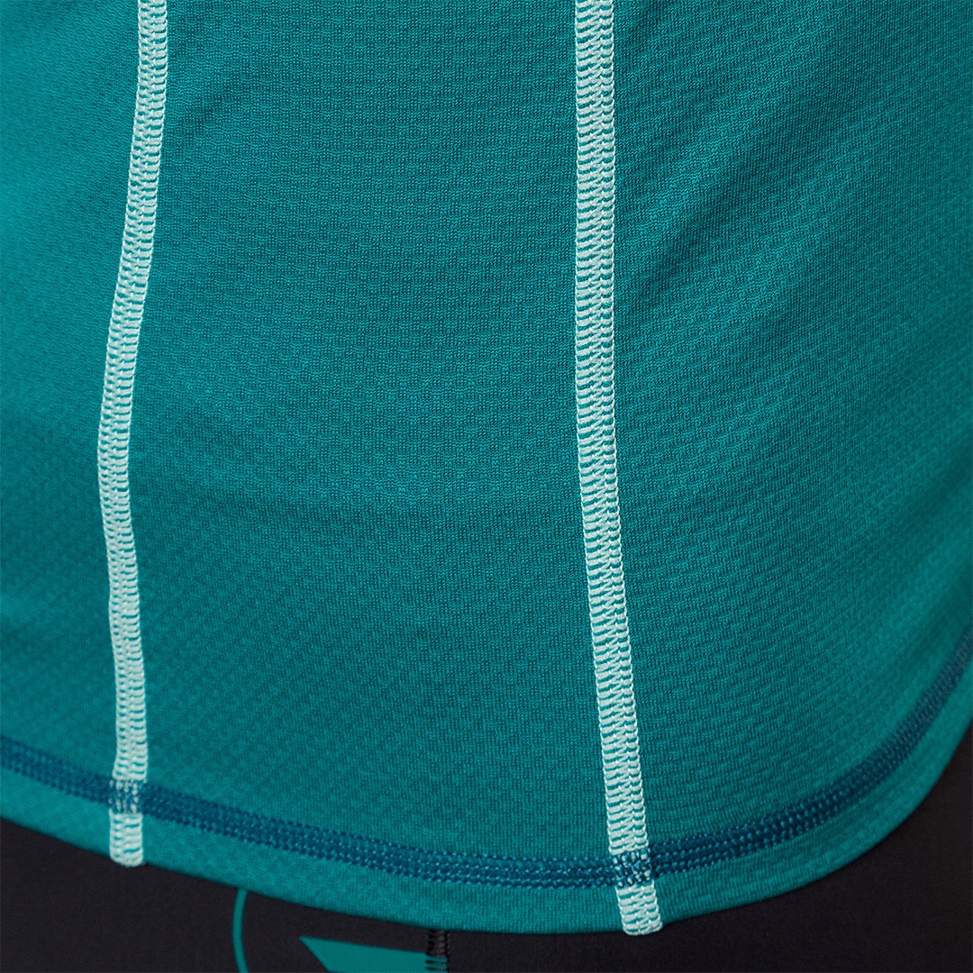 Camiseta de mujer Danxia Trangoworld - Verde / Azul marino Verde / Azul marino-5