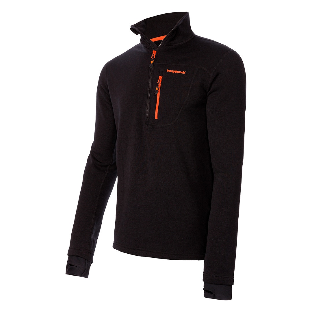 Forro polar de hombre Trx2 stretch pro Trangoworld - Negro Negro-1