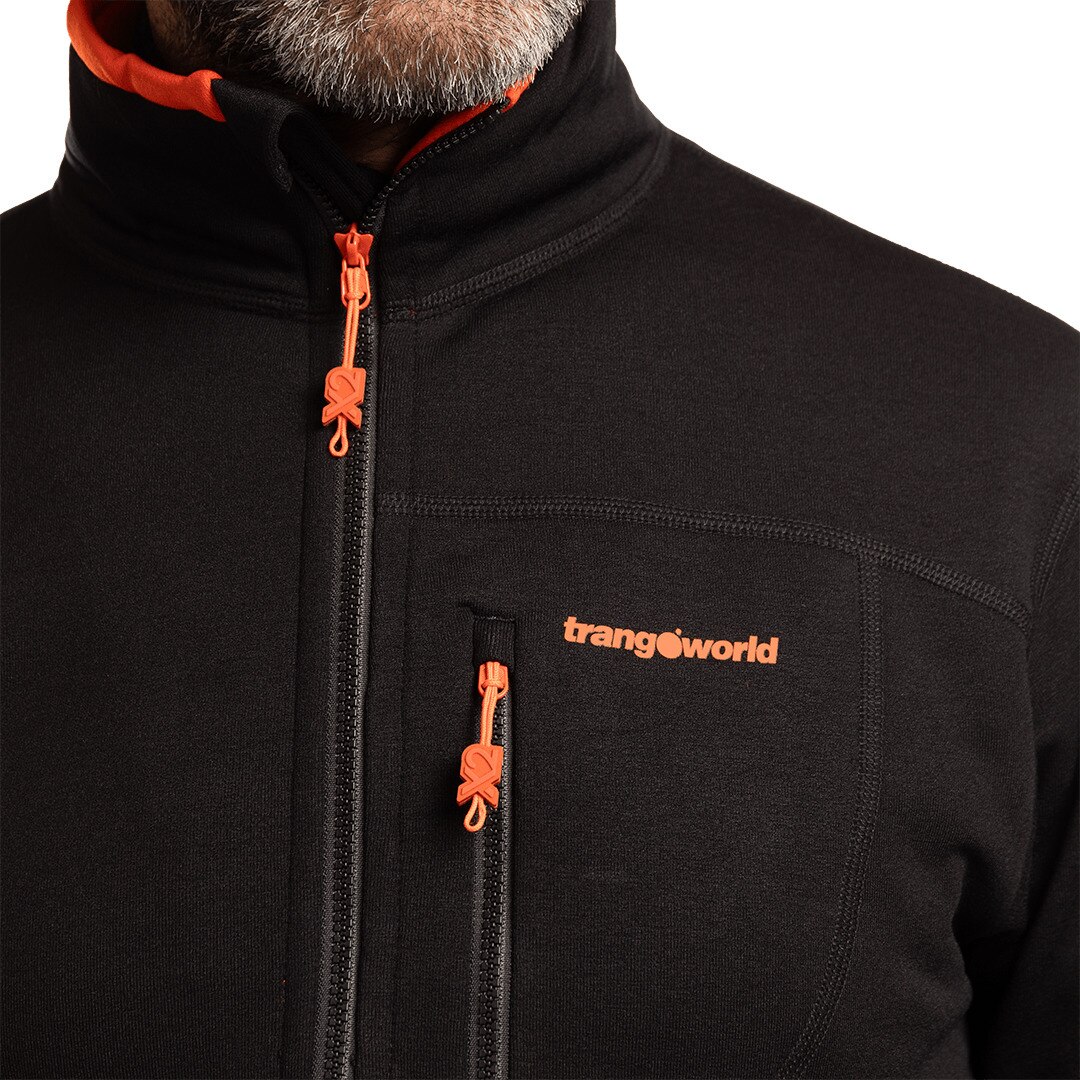 Forro polar de hombre Trx2 stretch pro Trangoworld - Negro Negro-6