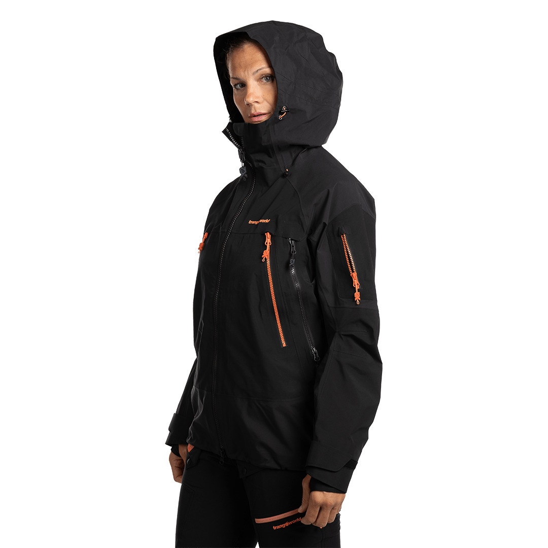 Chaqueta de mujer Trx2 shell wm pro Trangoworld - Negro Negro-5