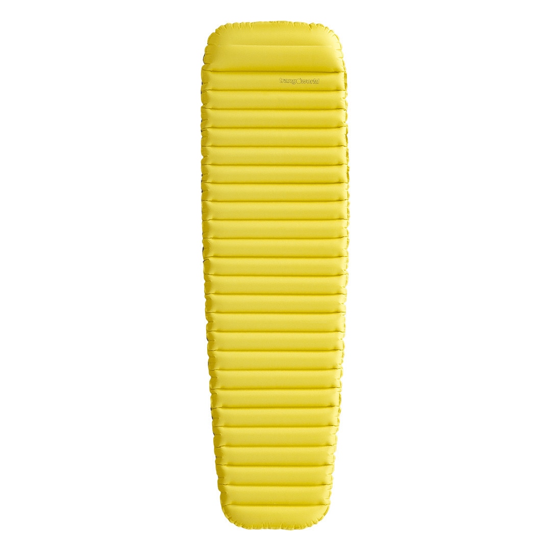 Imagen 2 de Colchoneta mummy air 185x53x6 trangoworld - Azul / Amarillo Azul / Amarillo