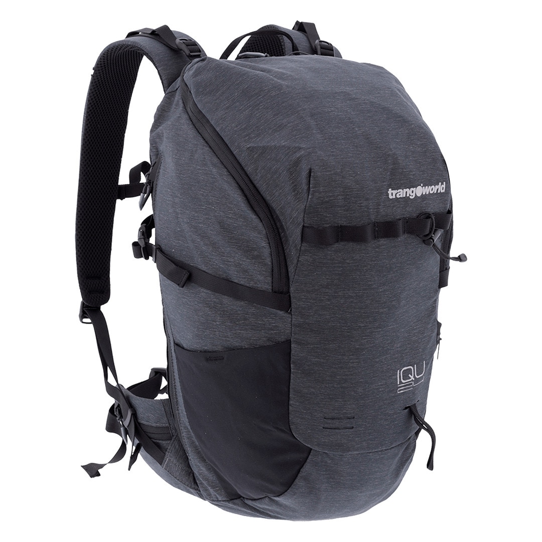 Mochila unisex Iqu 24 h Trangoworld - Antracita Antracita-4