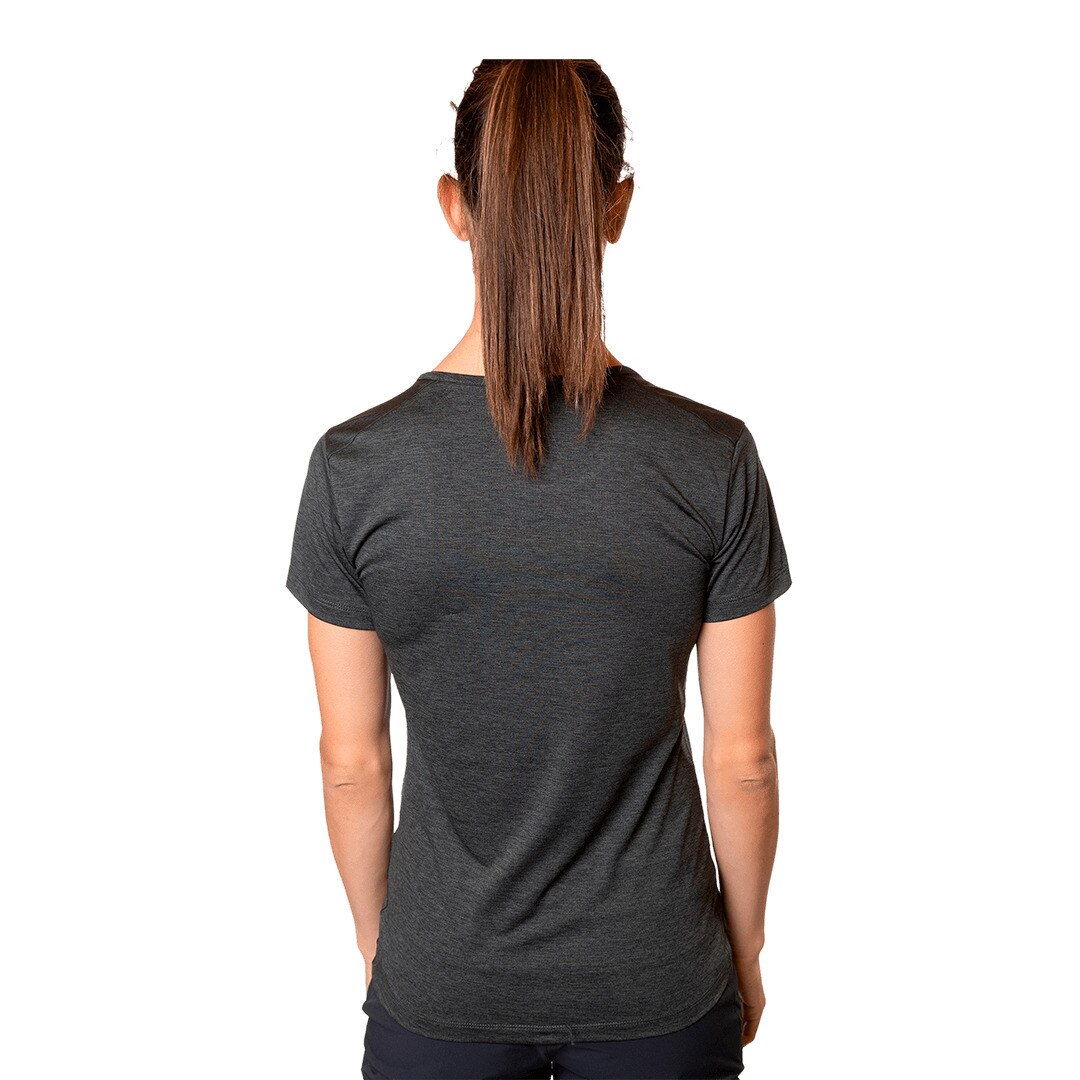 Imagen 2 de Camiseta de mujer Rjavina Trangoworld - Gris sombra Gris sombra