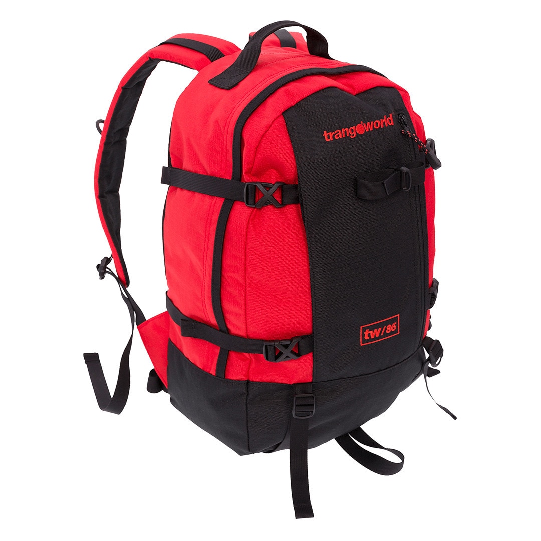 Mochila unisex Stone tw86 Trangoworld - Rojo / Negro Rojo / Negro-4