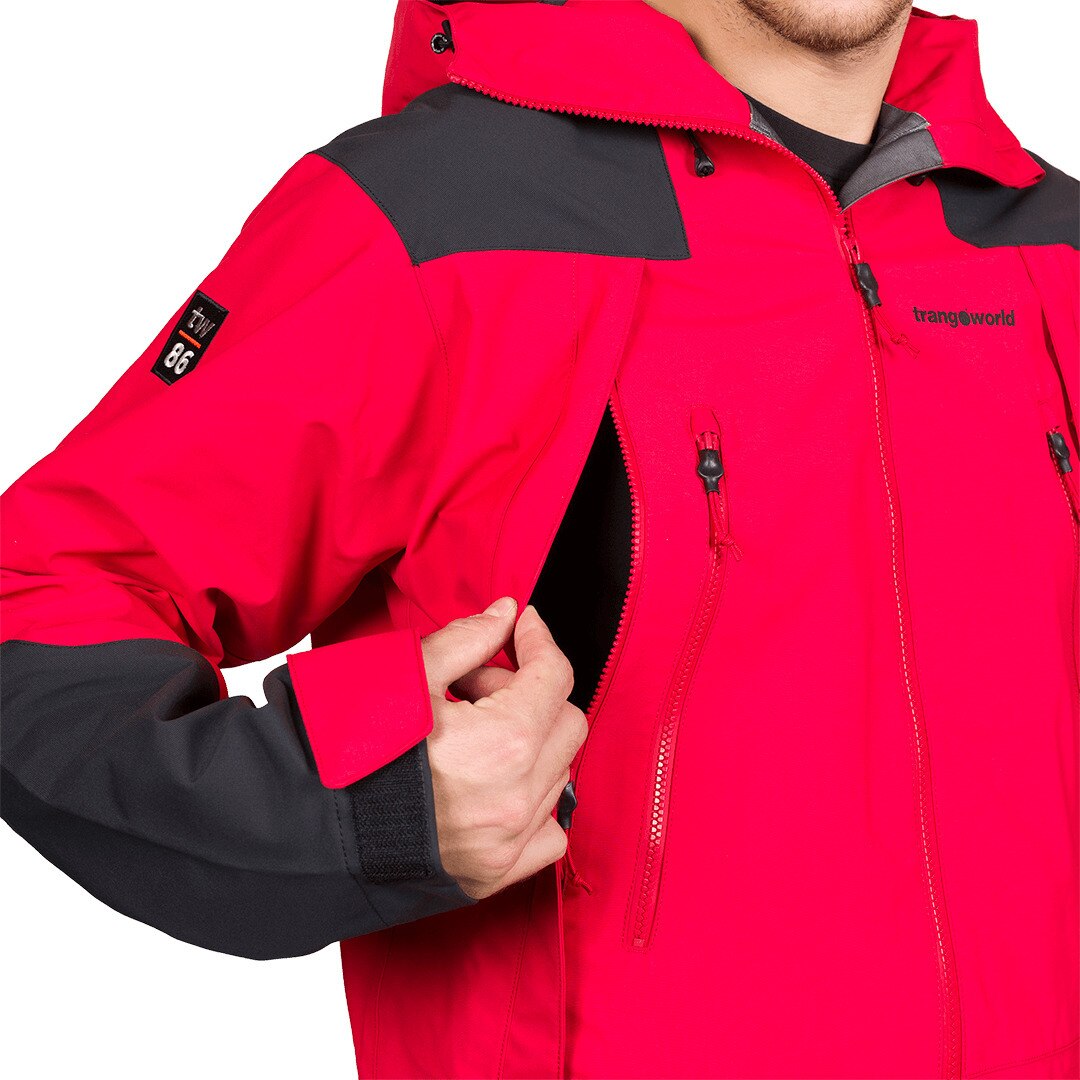 Chaqueta de hombre Tempest tw86 Trangoworld - Rojo / Negro Rojo / Negro-5