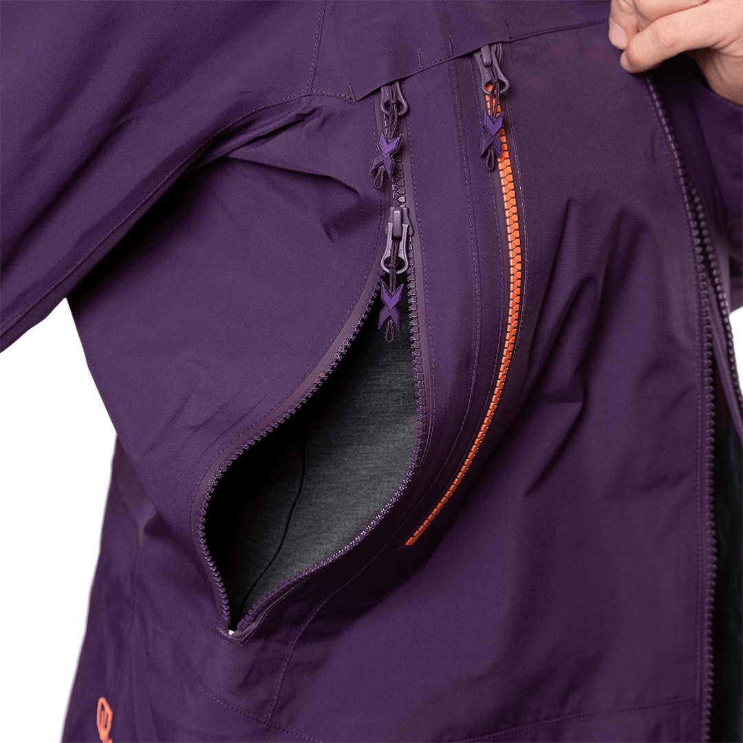 Chaqueta de mujer Trx2 shell wm pro Trangoworld - Morado pastel Morado pastel-11