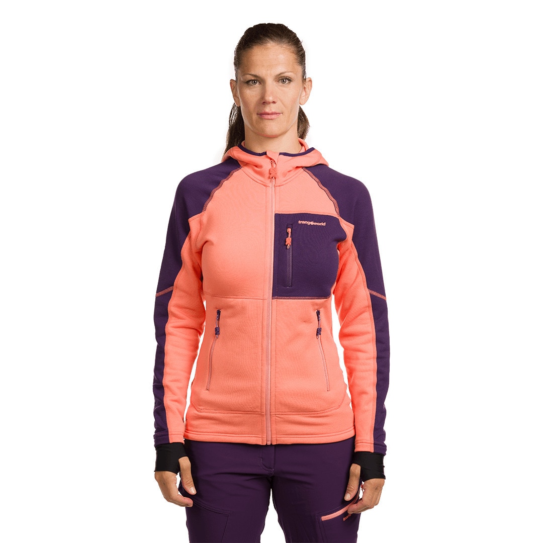 Chaqueta de mujer Trx2 stretch wm pro Trangoworld - Coral Coral-3