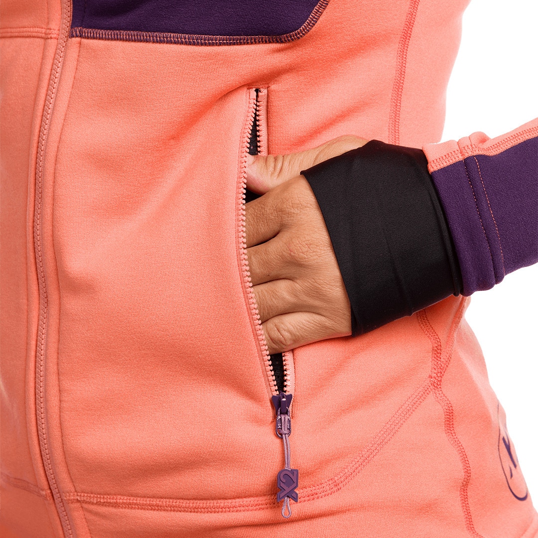 Chaqueta de mujer Trx2 stretch wm pro Trangoworld - Coral Coral-6