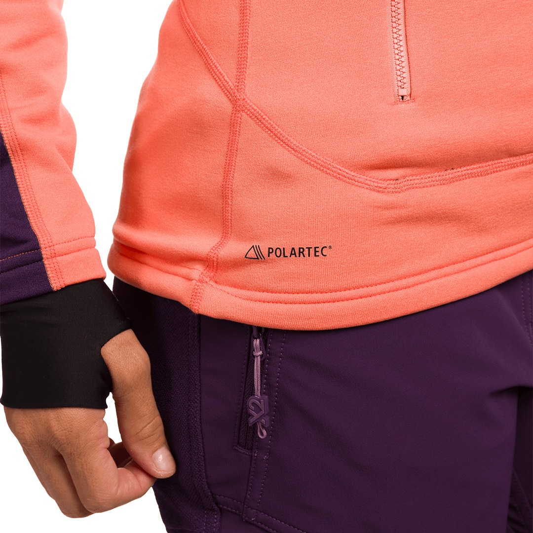 Chaqueta de mujer Trx2 stretch wm pro Trangoworld - Coral Coral-8