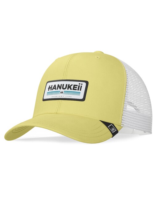 Imagen 0 de Gorra unisex Barefoot color amarillo y blanco