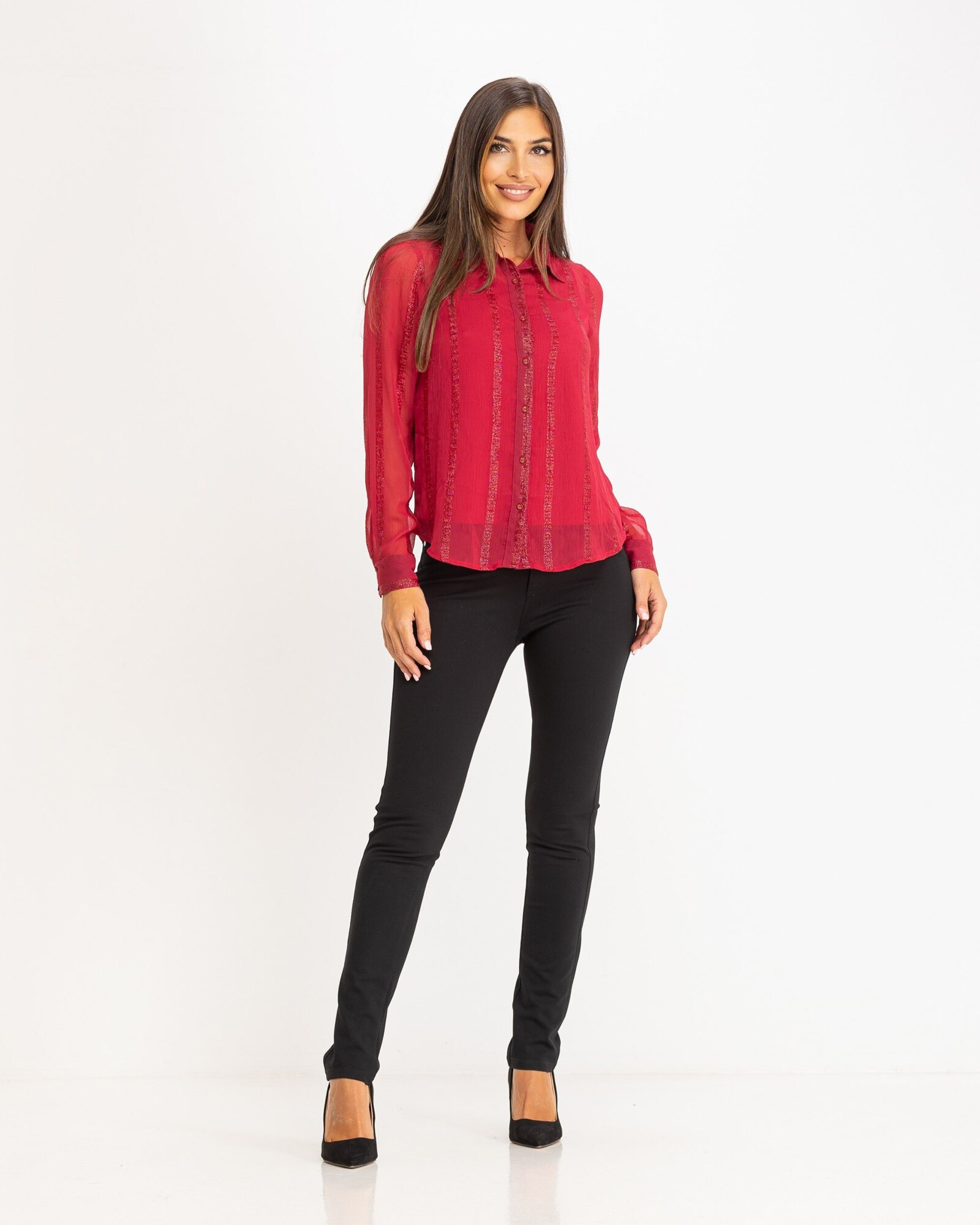 Camisas Blusas y Tops Rojos Moda mujer El Corte Ingl s 184