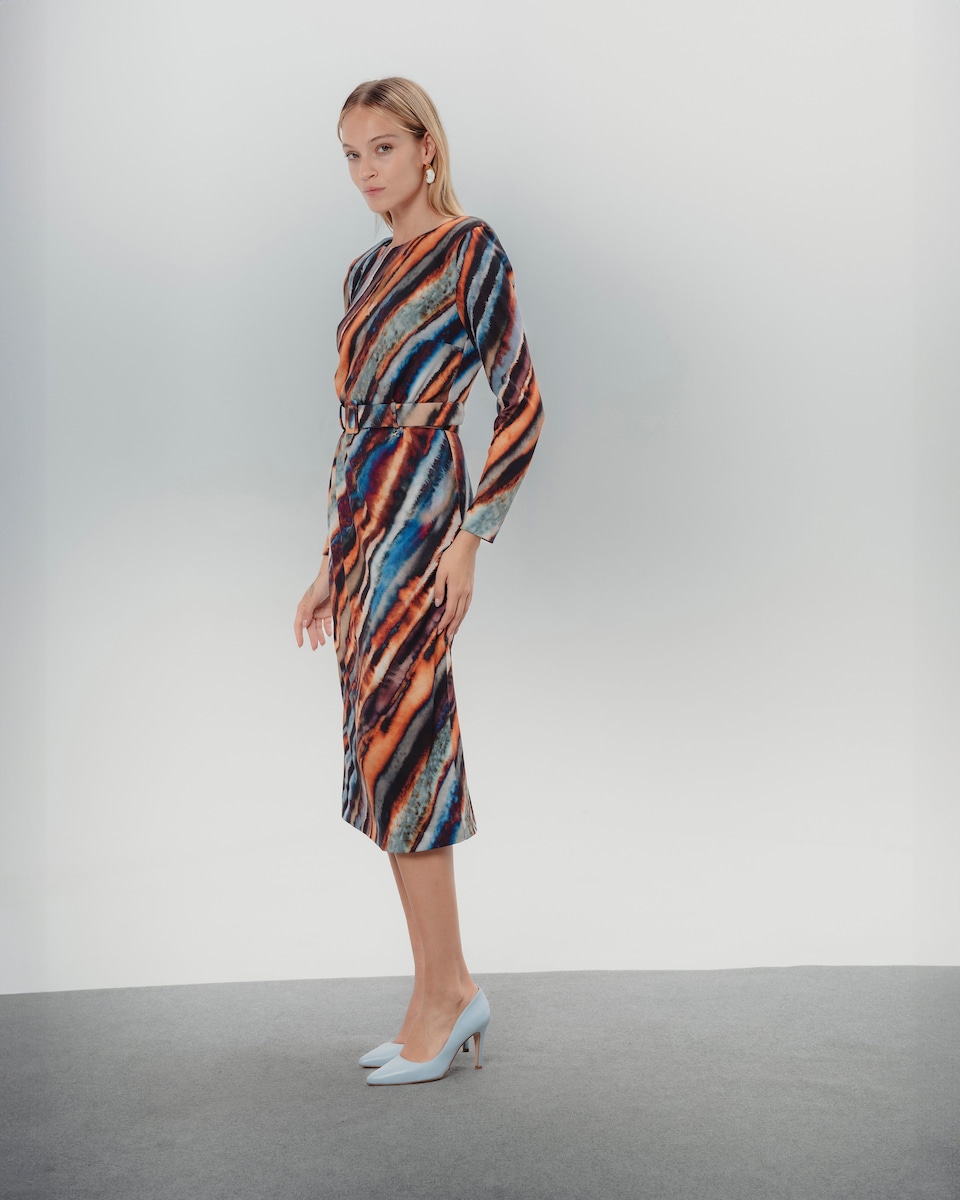 Vestido Midi Ropa Dolores Promesas Falda Larga Dolores Promesas