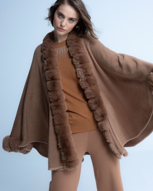 Imagen 0 de Poncho de mujer lurex Petra