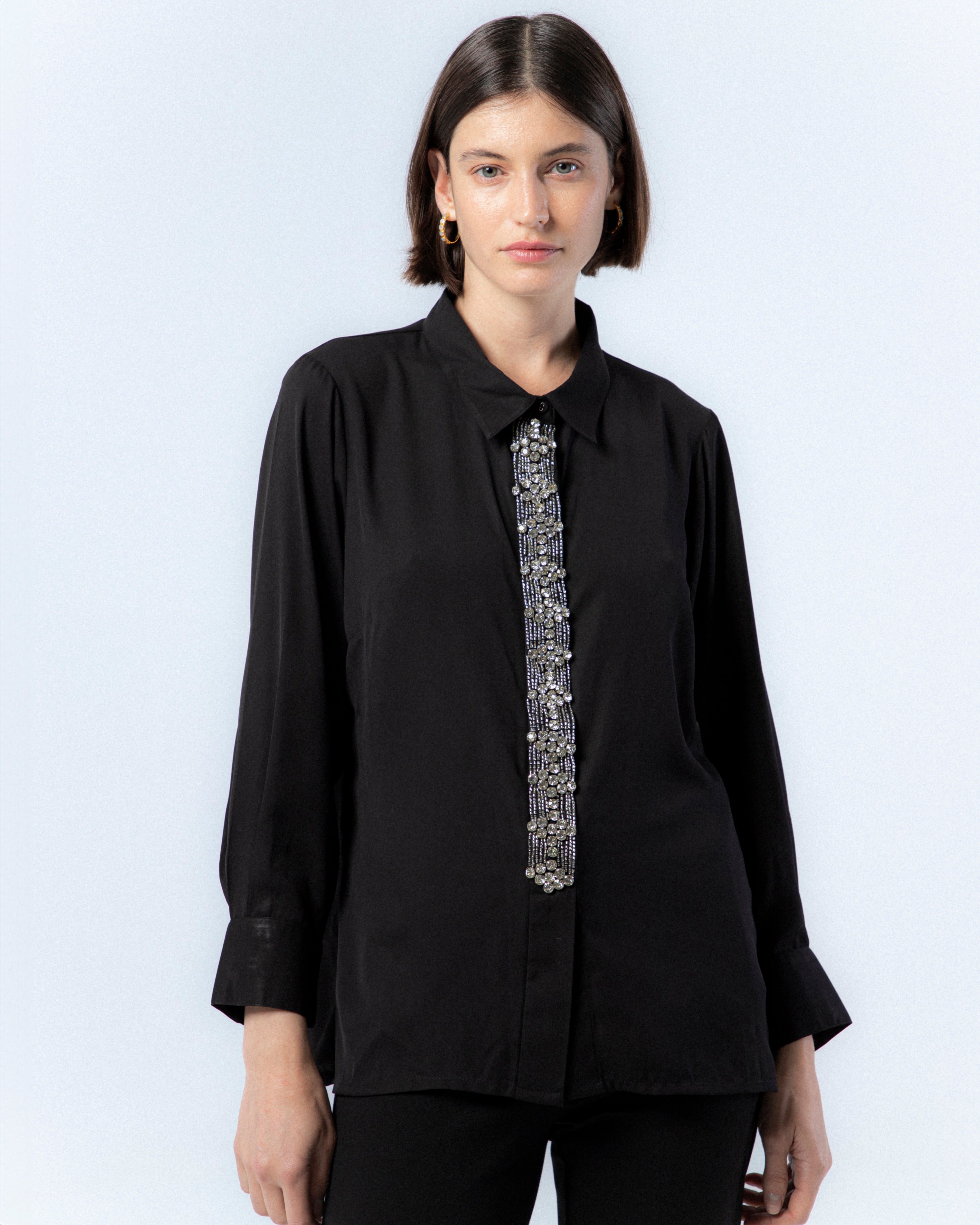 blusas negras el corte ingles
