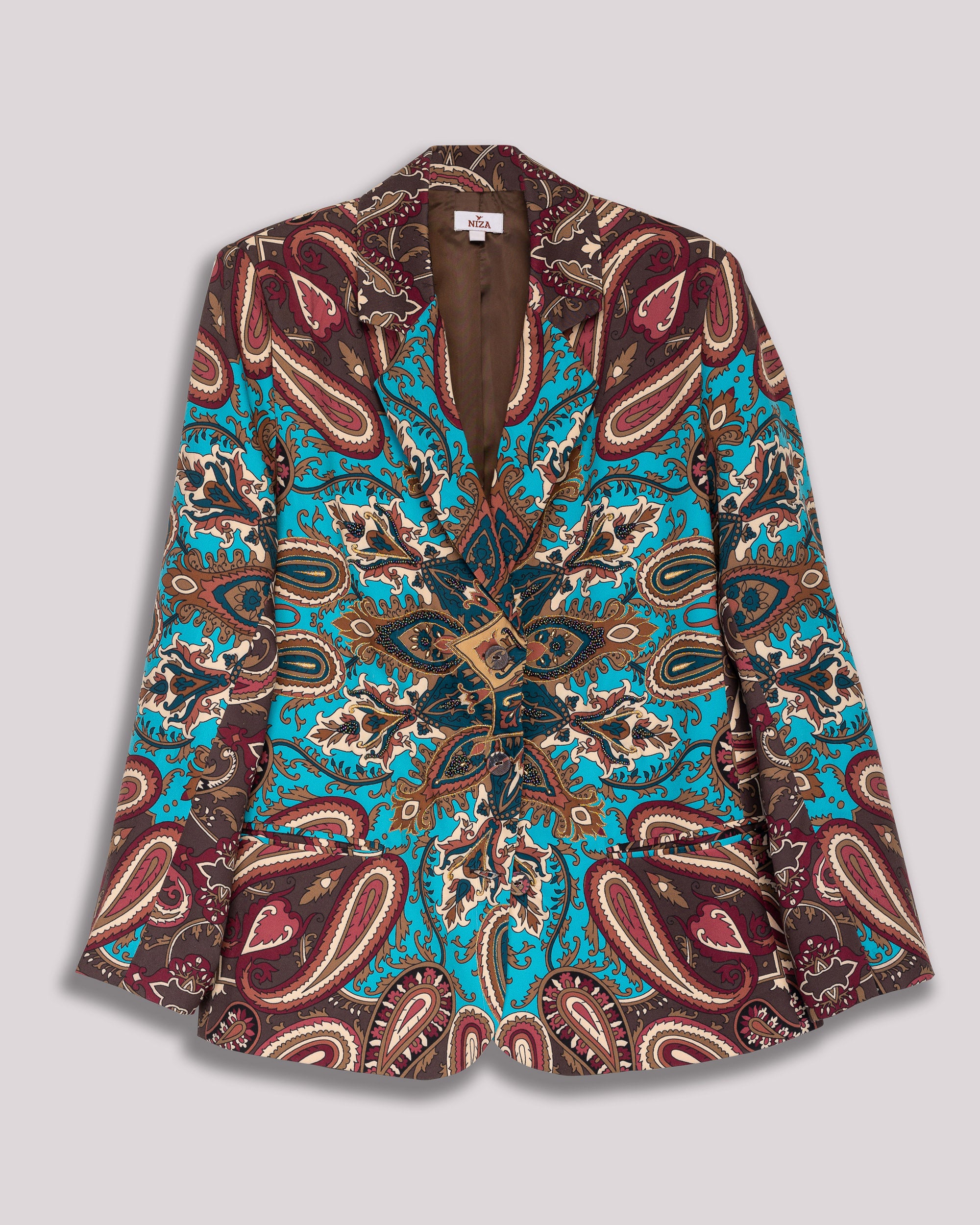 Chaqueta de mujer cenefas - Niza - Multicolor Multicolor-7