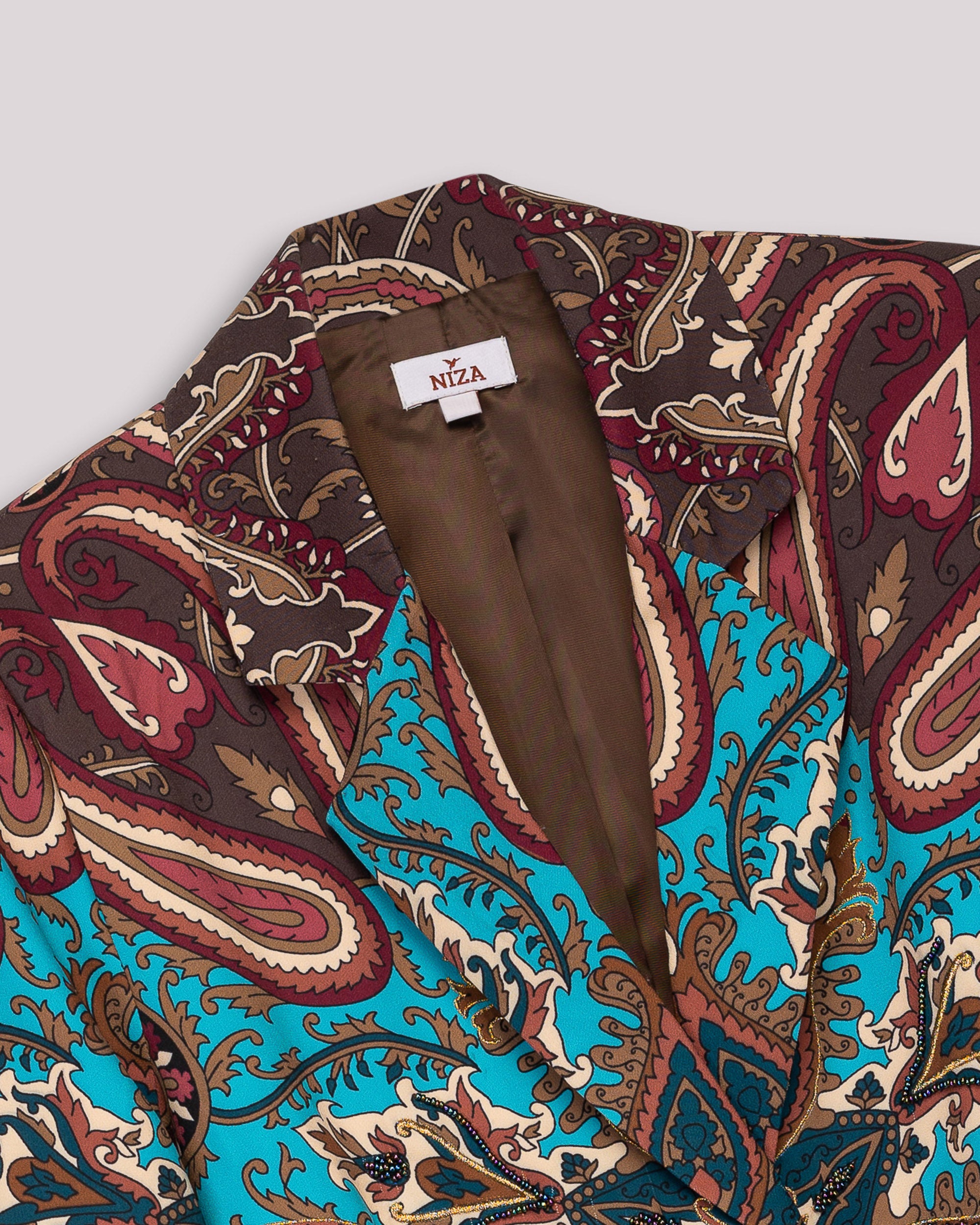 Chaqueta de mujer cenefas - Niza - Multicolor Multicolor-6