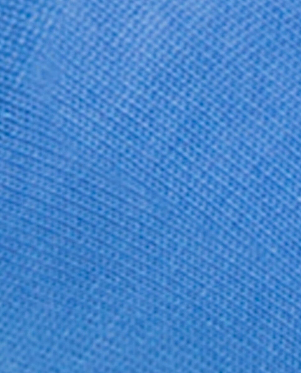 Pack de 2 pares de calcetines de mujer de algodón mercerizado lisos - Punto Blanco - Azul Azul-2