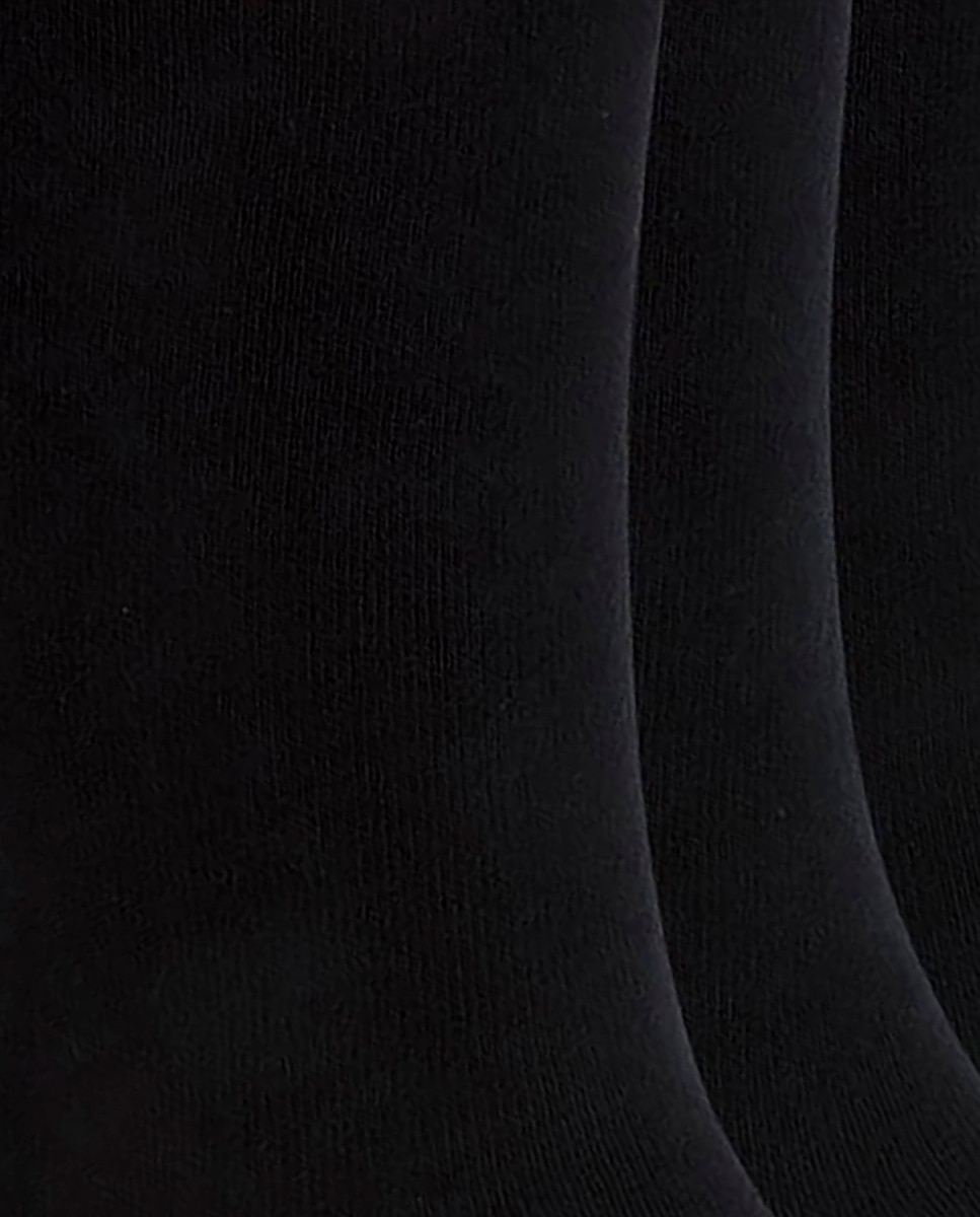 Pack de 6 pares de calcetines cortos de algodón de hombre con talón/puntera a contraste - basix - Multicolor Multicolor-2