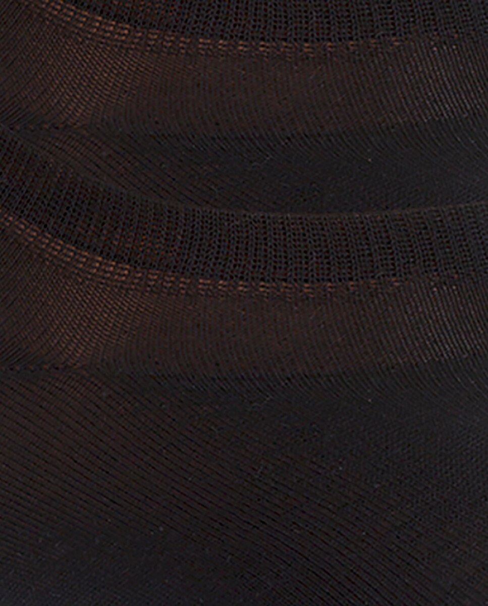 Pack de 2 pares de calcetines tobilleros de algodón mercerizado de hombre lisos - Punto Blanco - banana - Negro Negro-2