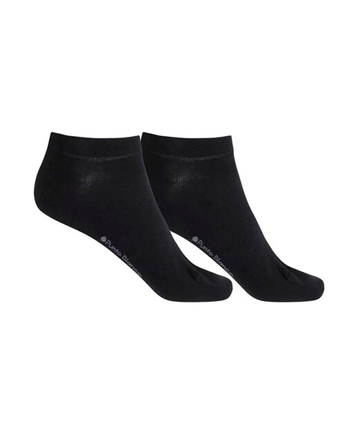 Imagen 0 de Pack de 2 pares de calcetines de mujer de algodón mercerizado lisos - Banana